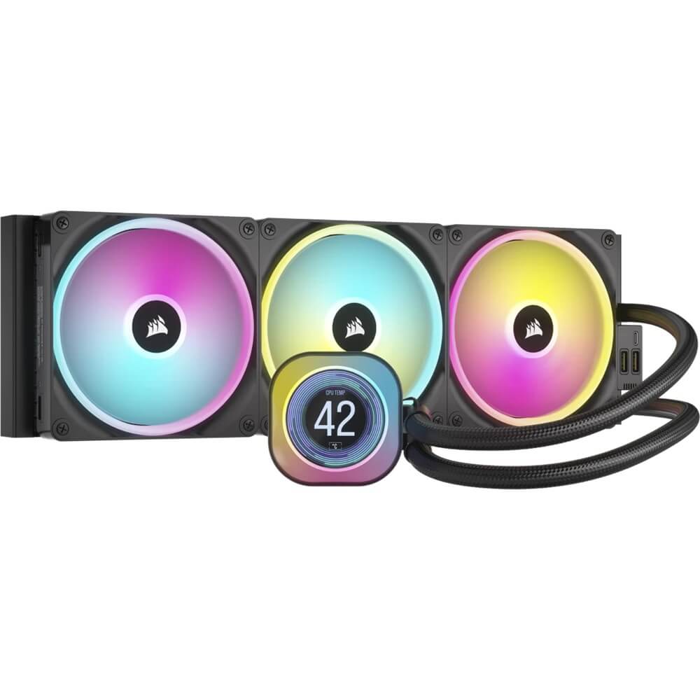 Corsair iCUE LINK H170i 420mm LCD Liquid CPU Cooler (CW-9061009-WW) image 1