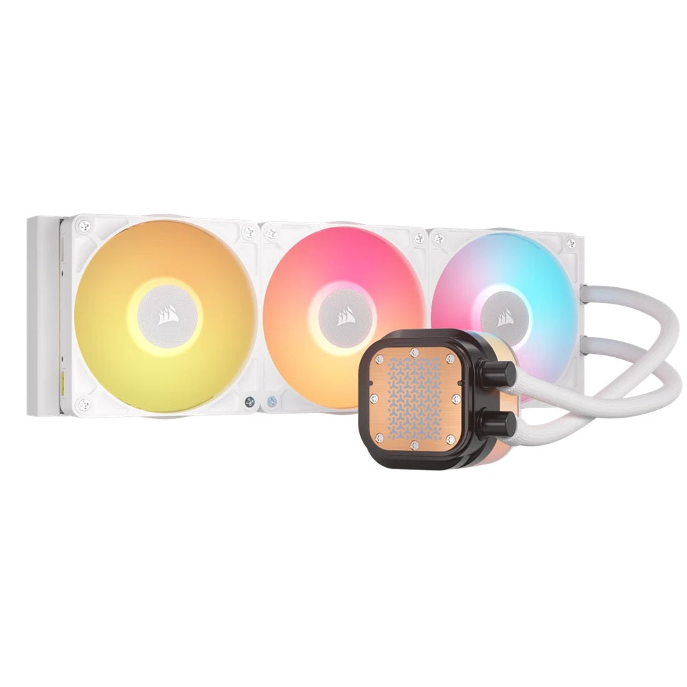 Corsair iCUE LINK TITAN 360 RX LCD Liquid CPU Cooler – White (CW-9061026-WW) image 2
