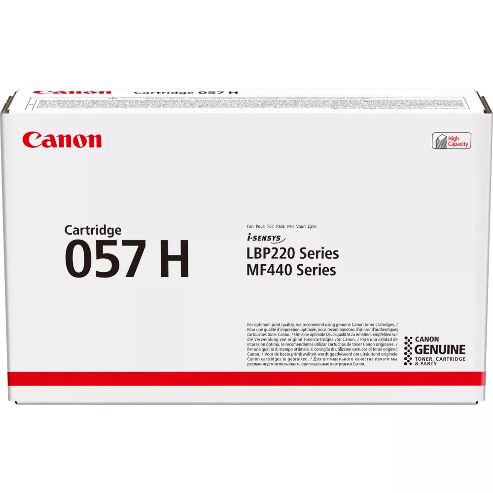 Genuine Canon 057H High Yield Black Toner Cartridge (3010C002AA) image 1