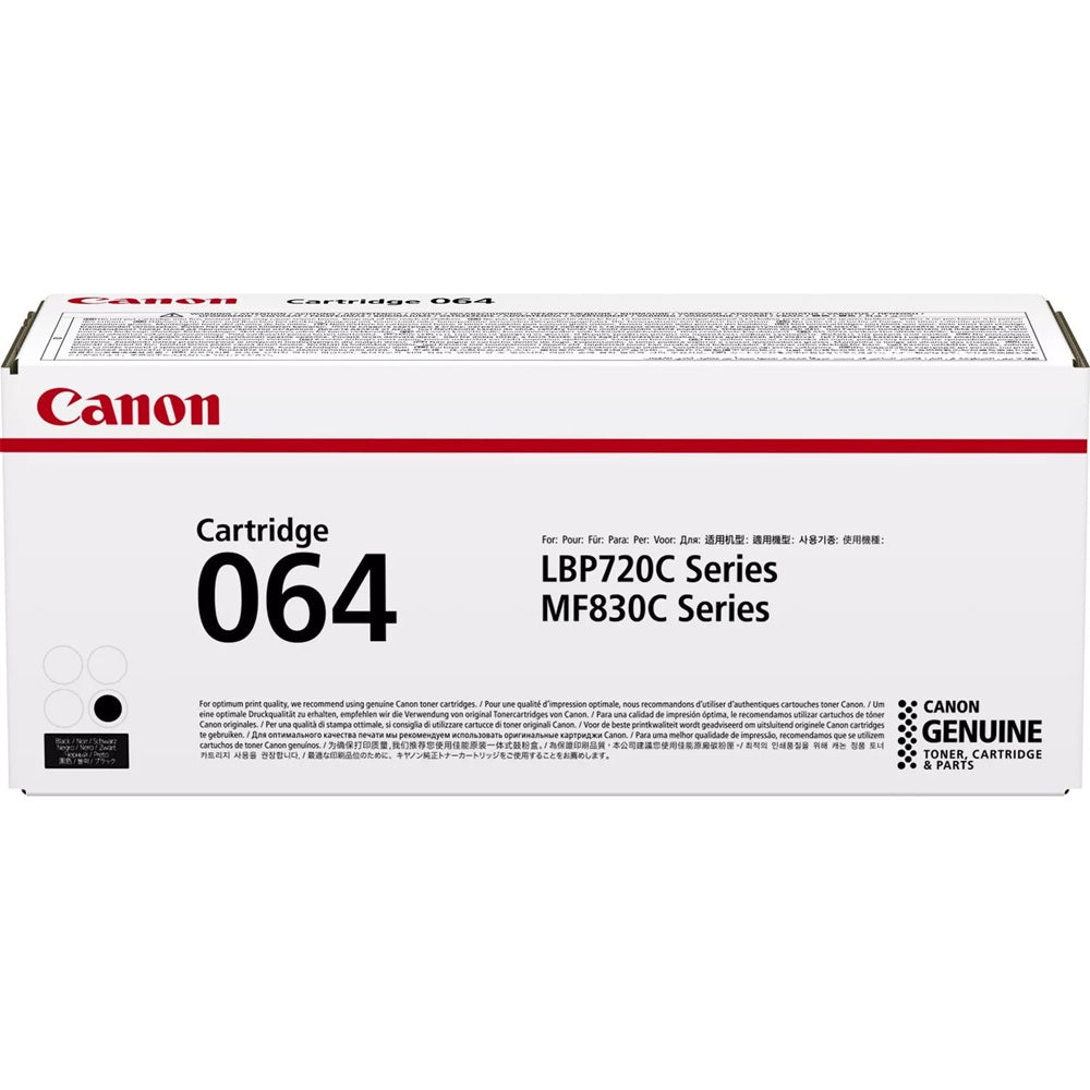 Canon 064 Black Toner Cartridge (4937C001AA) image 1