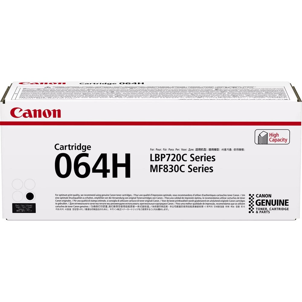 Canon 064H High Capacity Black Toner Cartridge (4938C001AA) image 1