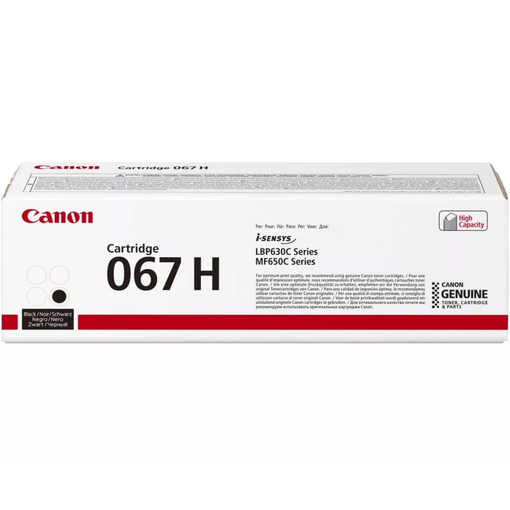 Genuine Canon 067H High Yield Black Toner Cartridge (5106C002AA) image 1