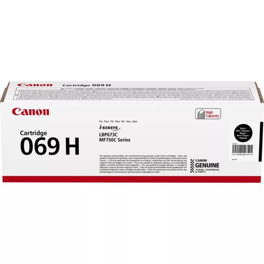 Genuine Canon 069H High Yield Black Toner Cartridge (5098C002AA) image 1