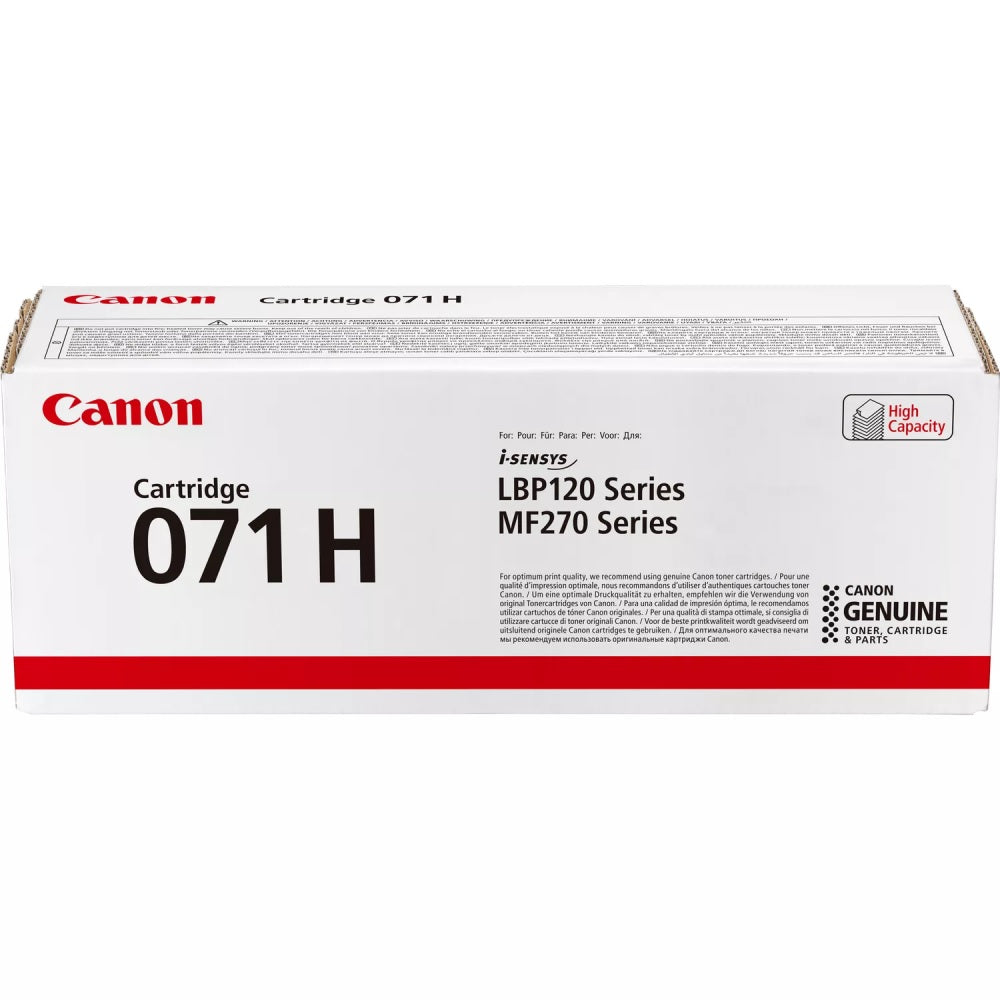 Canon 071H High Yield Black Toner Cartridge (5646C002AA) image 1