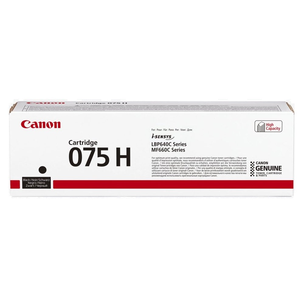 Canon 075H High Yield Black Toner Cartridge (6369C002AA) image 1