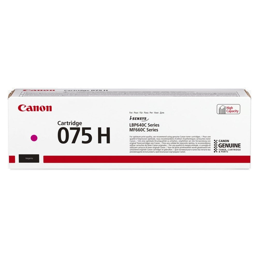 Canon 075H High Yield Magenta Toner Cartridge (6367C002AA) image 1