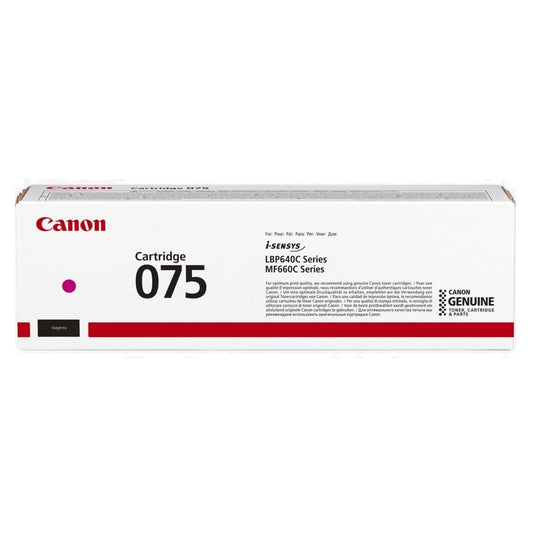 Canon 075 Magenta Toner Cartridge (6363C002AA) image 1