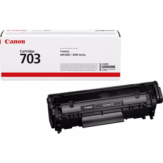 Canon 703 Black Laser Toner Cartridge (7616A005AA) image 1