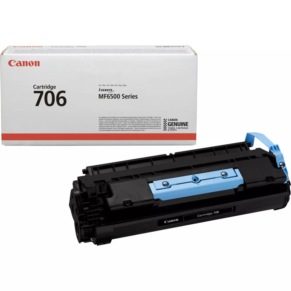 Genuine Canon 706 Black Laser Toner Cartridge (0264B002AA) image 1