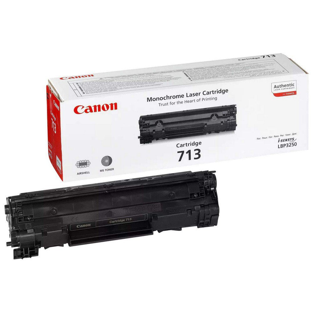 Genuine Canon 713 Black Laser Toner Cartridge (1871B002AA) image 1