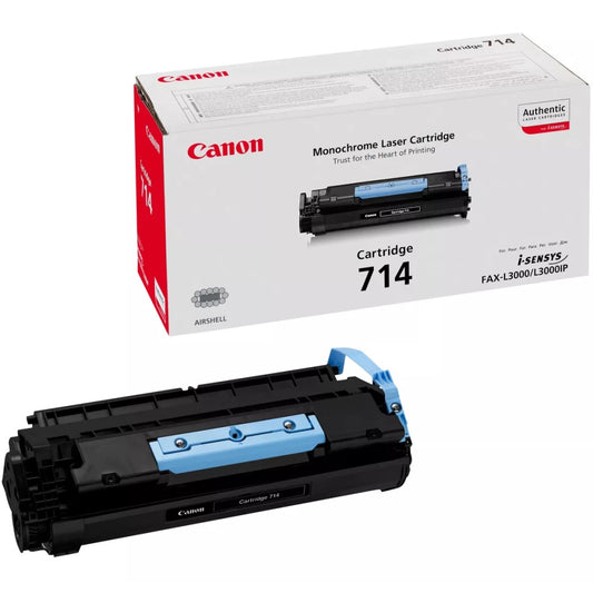 Genuine Canon 714 Black Laser Toner Cartridge (1153B002AA) image 1