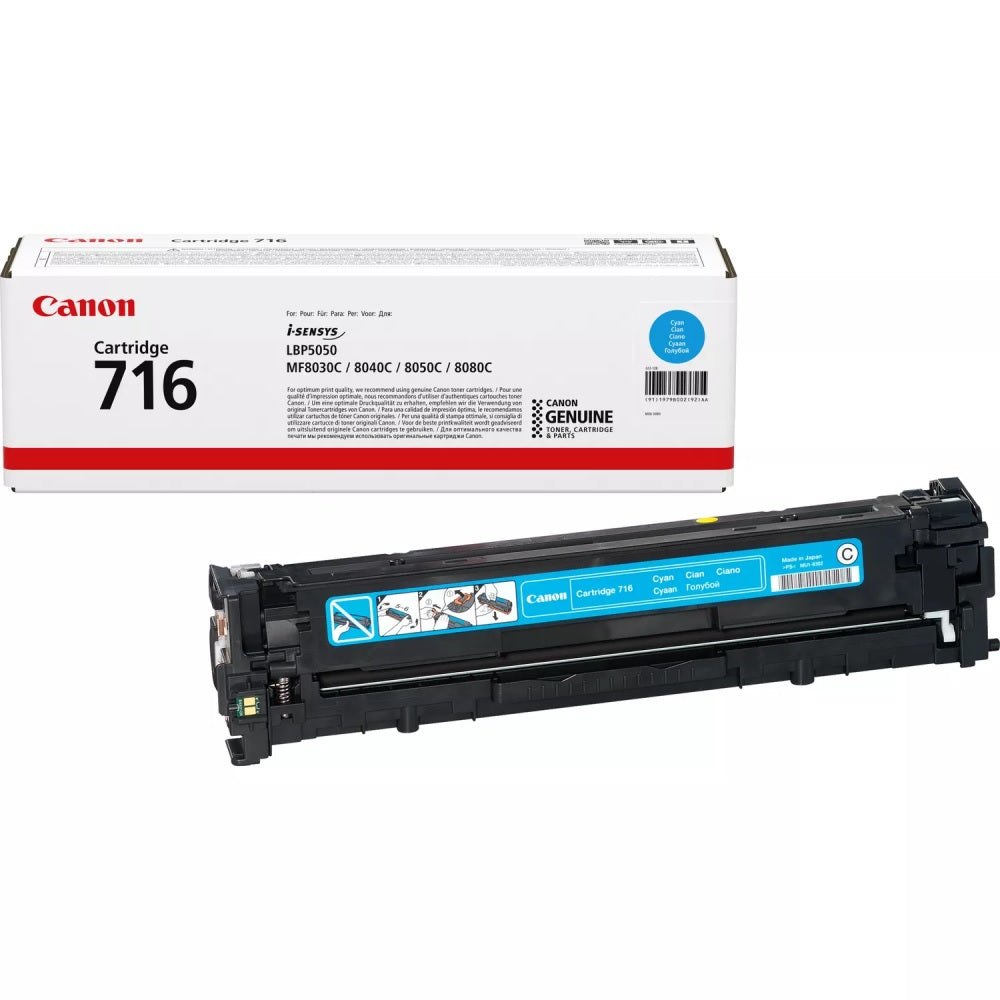 Canon 716 Cyan Laser Toner Cartridge (1979B002AA) image 1