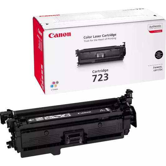 Genuine Canon 723 Black Laser Toner Cartridge (2644B002AA) image 1