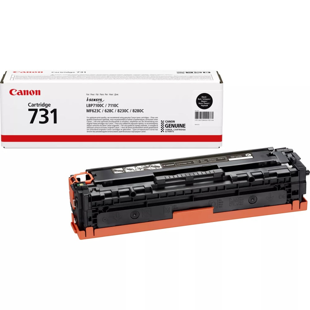 Canon 731 Black Laser Toner Cartridge (6272B002AA) image 1