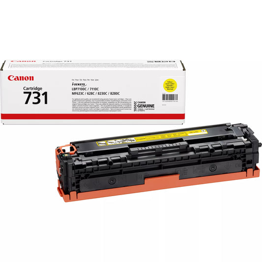 Canon 731 Yellow Laser Toner Cartridge (6269B002AA) image 1