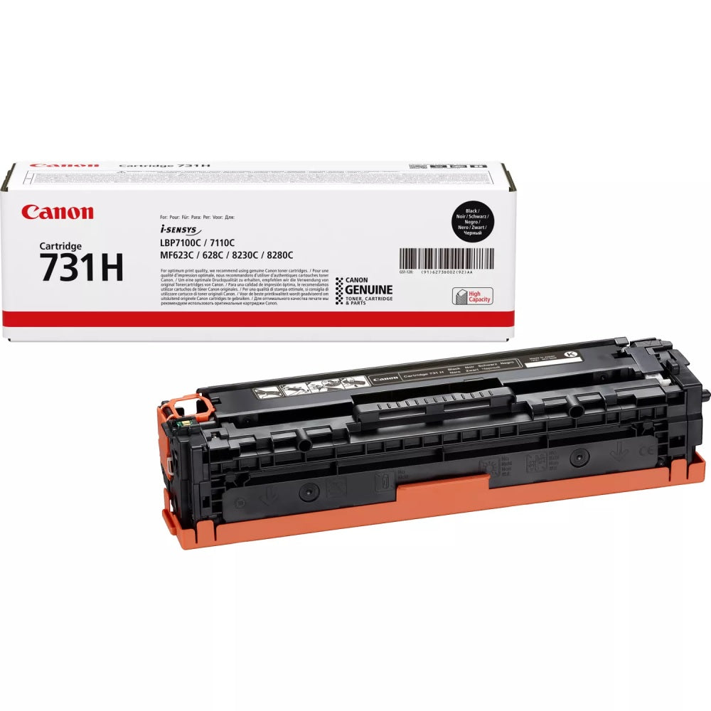 Canon 731H High Yield Black Laser Toner Cartridge (6273B002AA) image 1