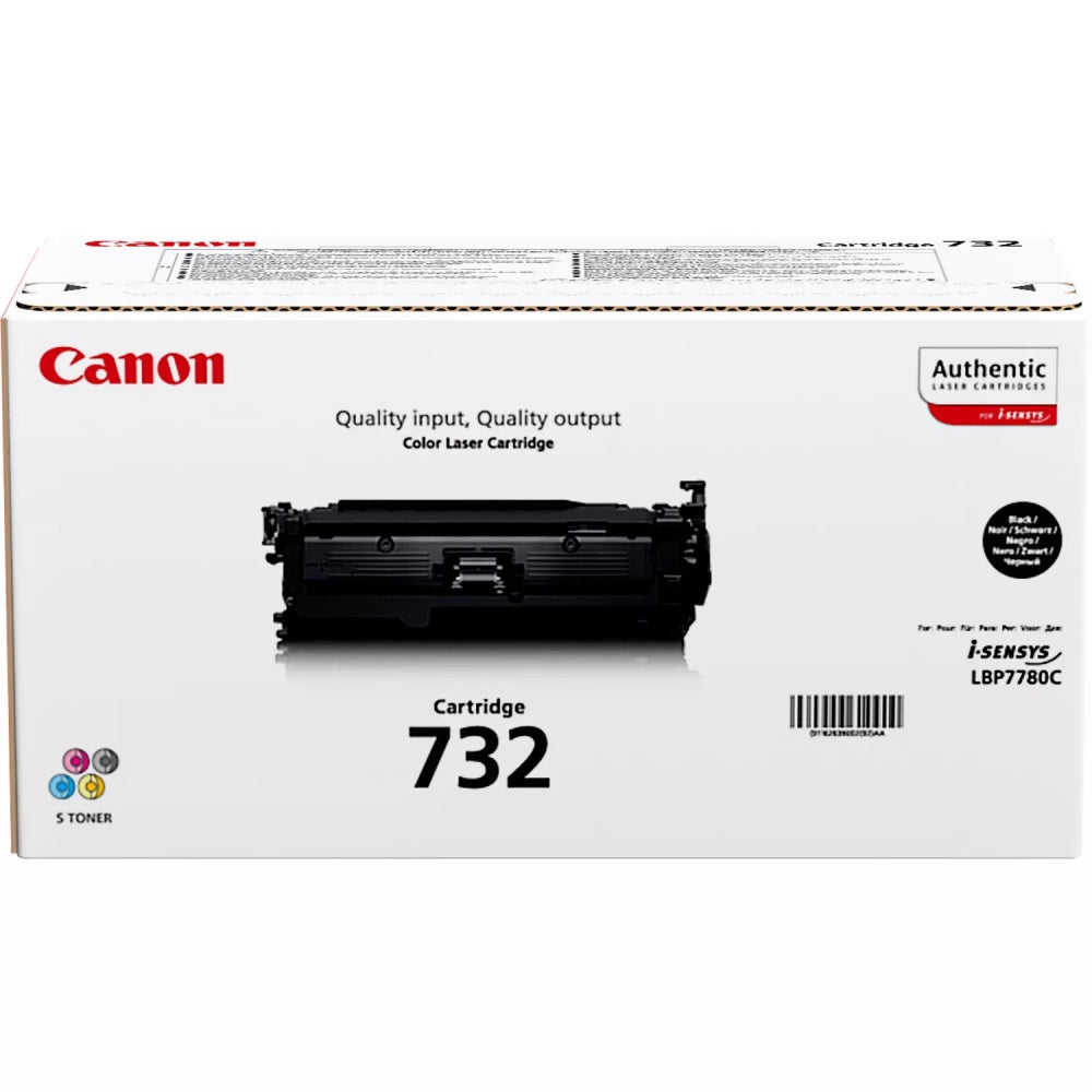 Genuine Canon 732 Black Toner Cartridge (6263B002AA) image 1