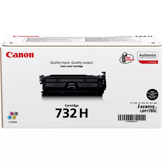 Genuine Canon 732H High Yield Black Toner Cartridge (6264B002AA) image 1