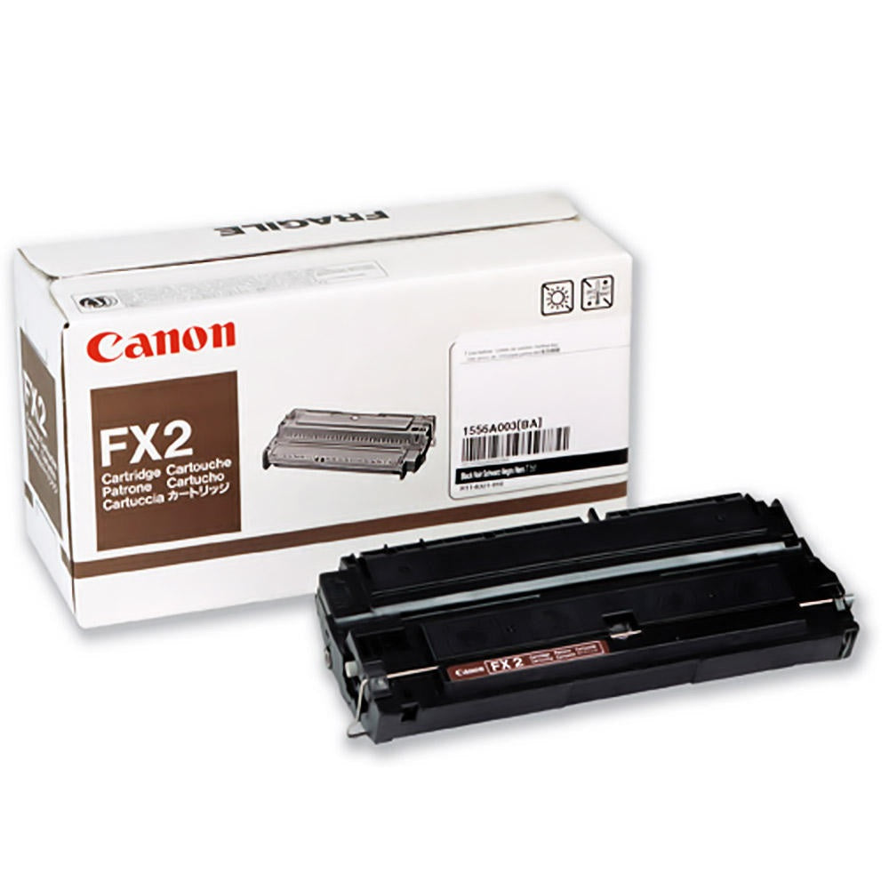 Genuine Canon FX-2 Black Toner Cartridge (1556A003BA) image 1