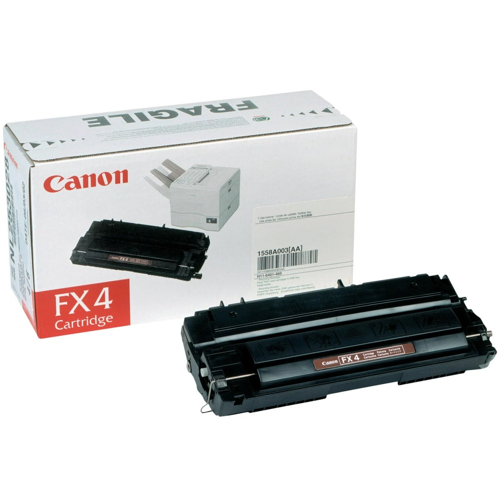 Genuine Canon FX-4 Black Toner Cartridge (1558A003AA) image 1