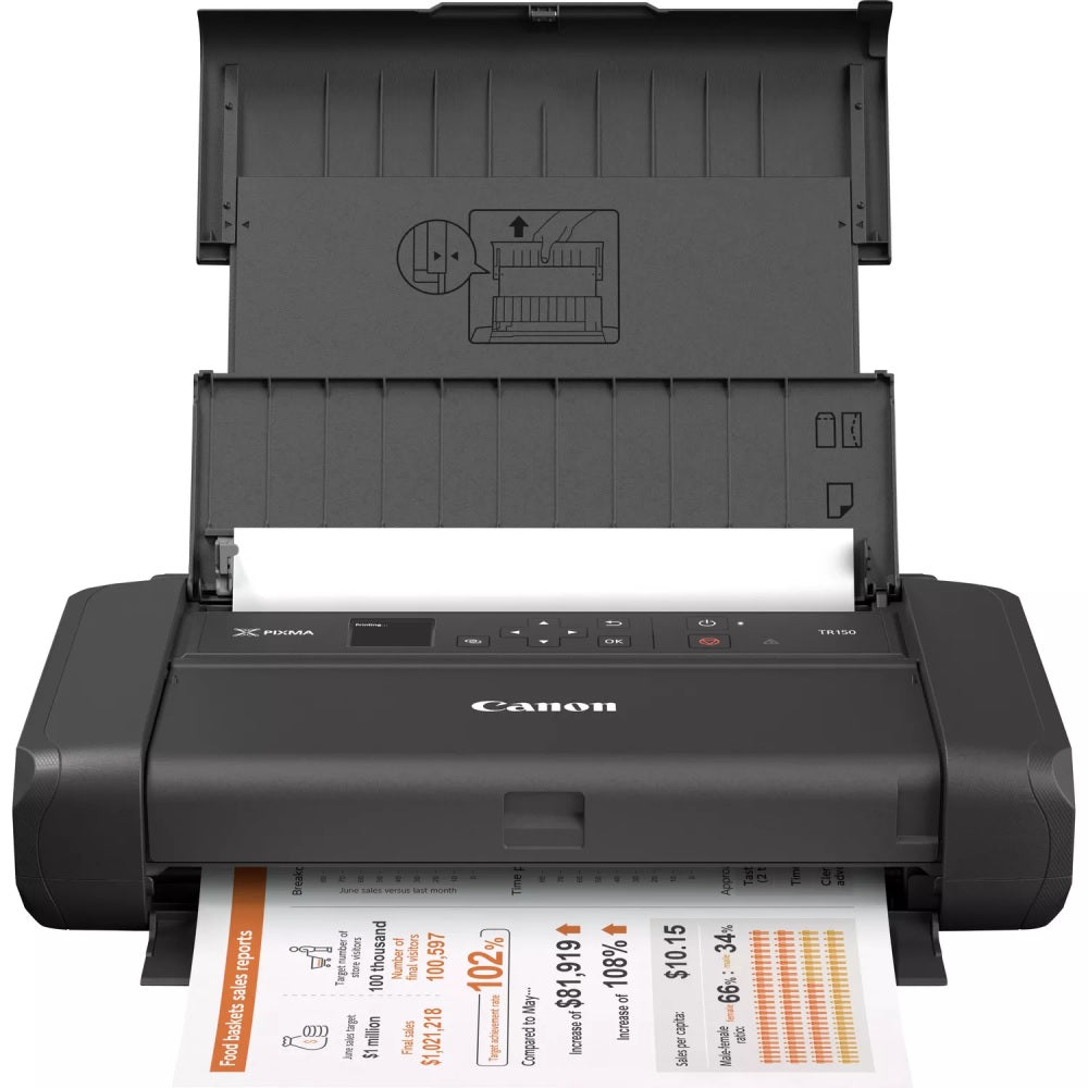 Canon PIXMA TR150 Portable Inkjet Printer with Battery (4167C056AA) image 1