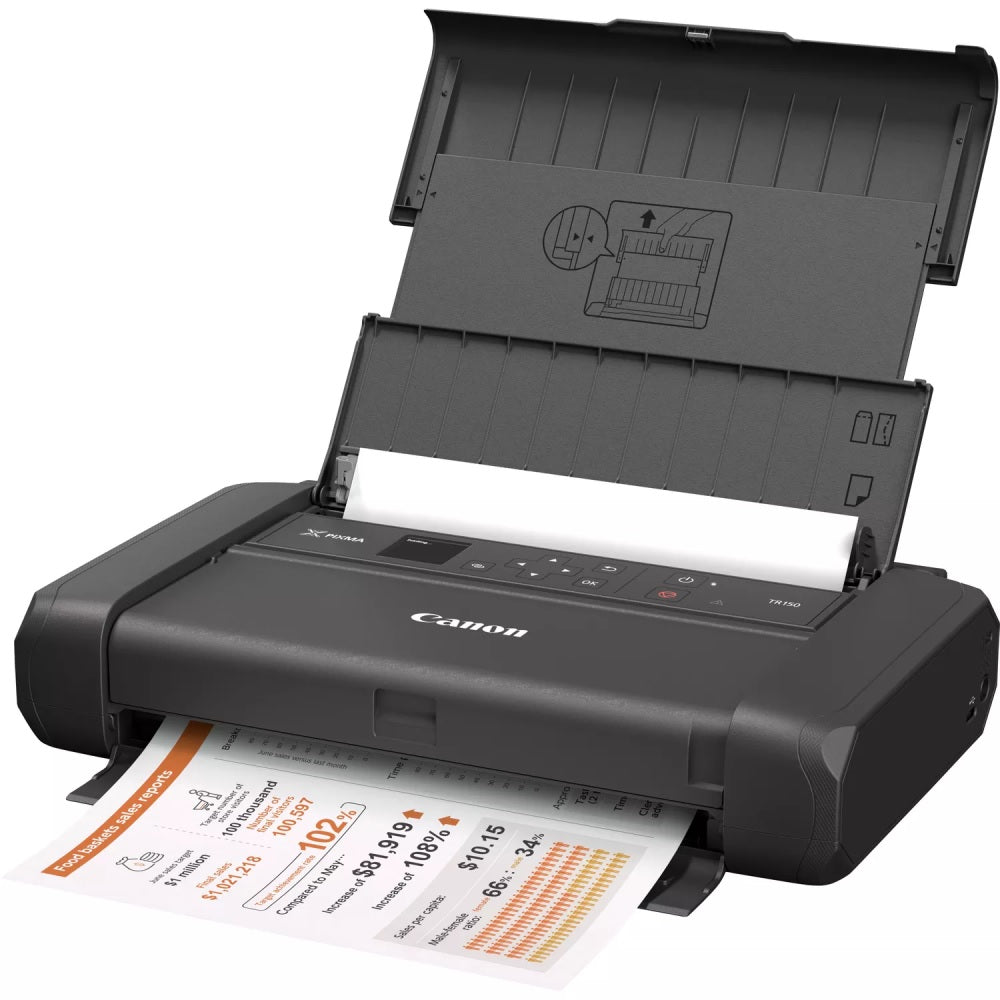 Canon PIXMA TR150 Portable Inkjet Printer with Battery (4167C056AA) image 3