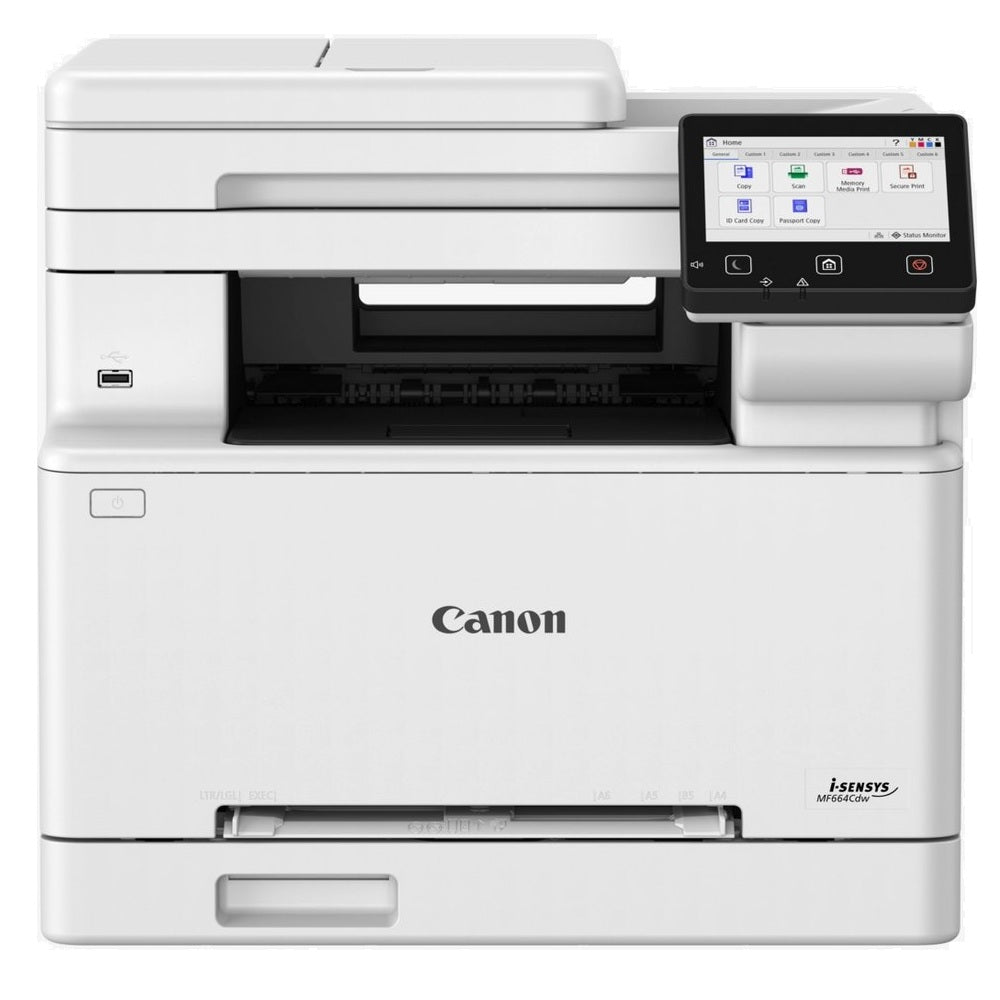Canon i-SENSYS MF664Cdw Colour Laser Multifunction Printer image 1