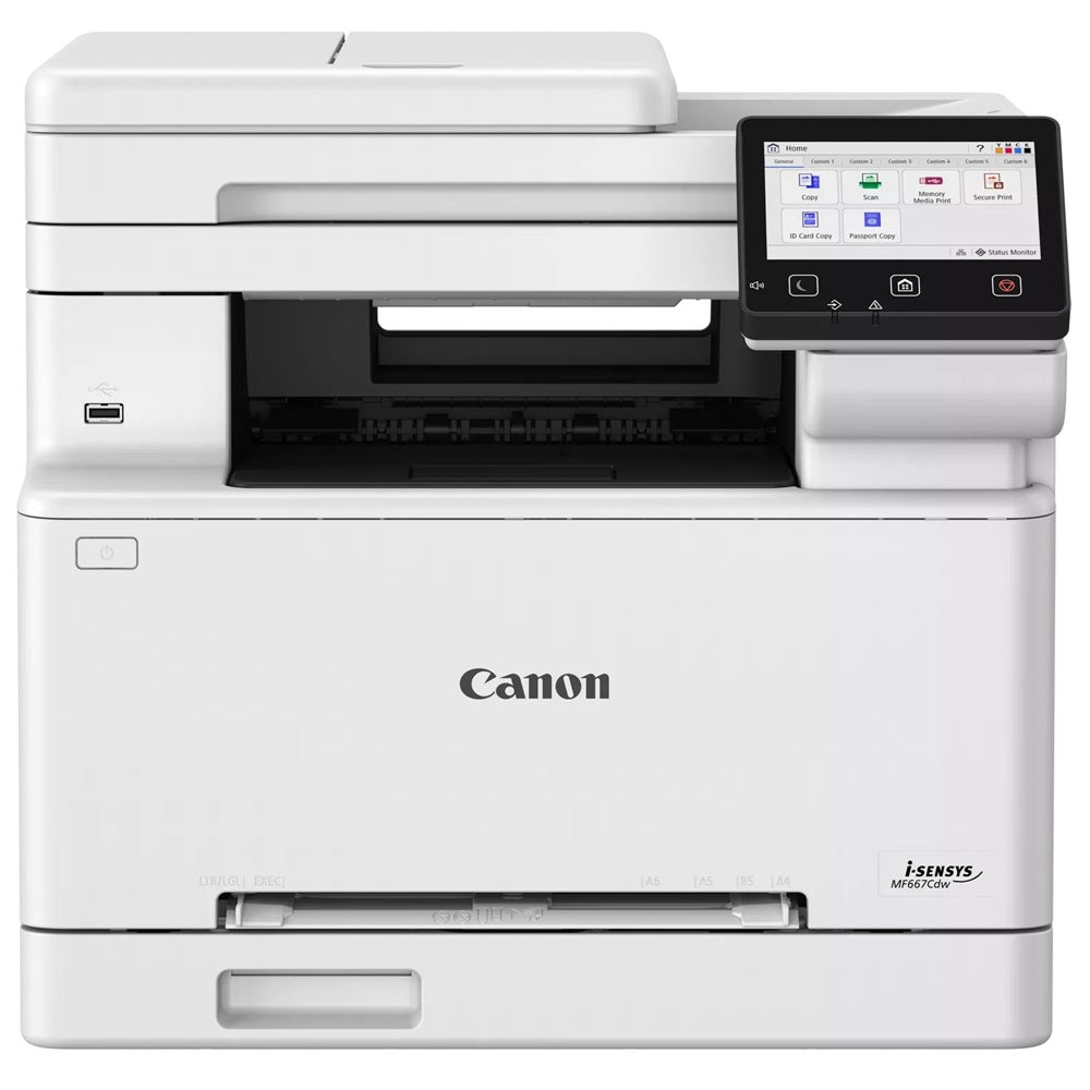 Canon i-SENSYS MF667Cdw Colour Laser Multifunction Printer image 1