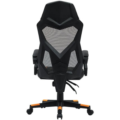 Canyon Flow MCH01 Ergonomic Gaming Chair – Orange (CNE-MCH01) — rear view