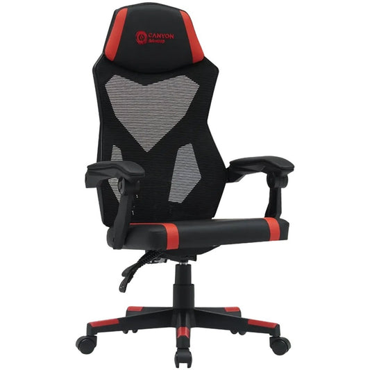 Canyon Flow MCH01 Ergonomic Gaming Chair – Red (CNE-MCH01R) image 2