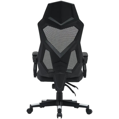 Canyon Flow MCH01 Ergonomic Gaming Chair – White (CNE-MCH01W) — rear view