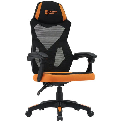 Canyon Wave MCH02 Mesh Gaming Chair – Orange (CNE-MCH02) — front view