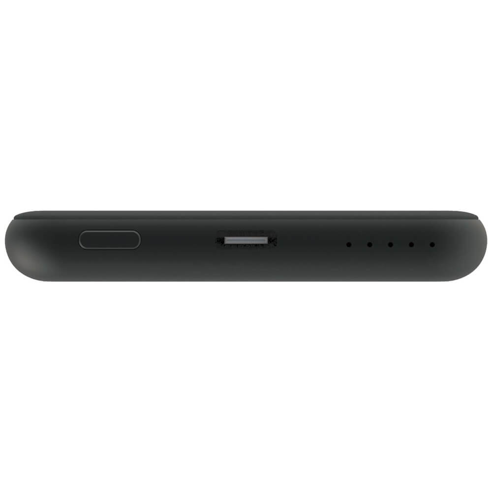 Verbatim Charge ‘n’ Go 5000mAh Magnetic Wireless Charging Powerbank – Black (32240) — detail view