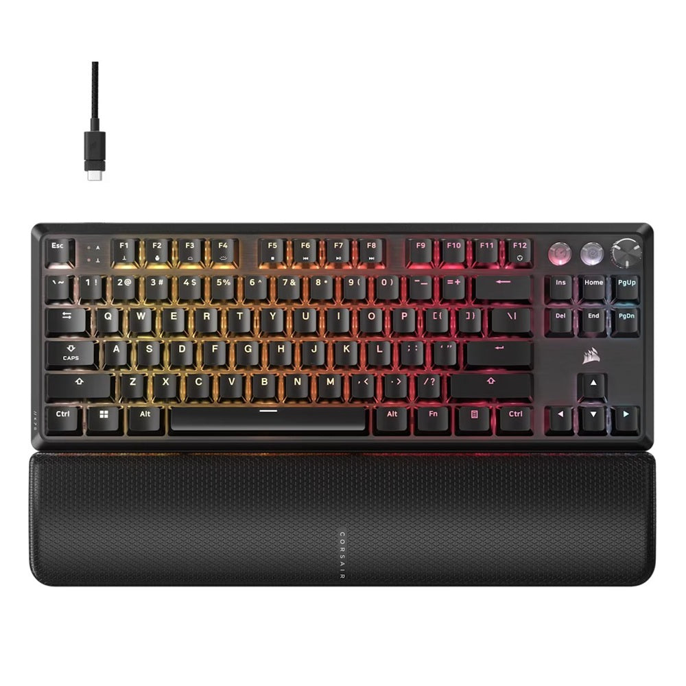 Corsair K70 PRO TKL High-Performance Hall Effect Programmable Gaming Keyboard (CH-911911G-NA) image 1