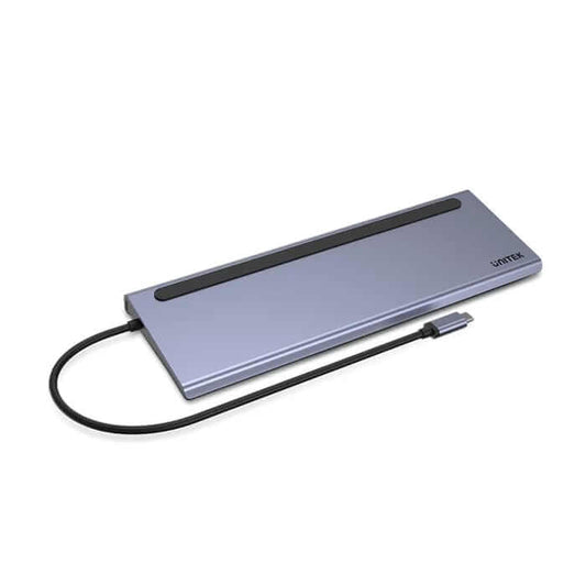 Unitek uHUB 11+ 11-in-1 USB-C Ethernet Hub with MST Triple Monitor (D1022B) – with Dual HDMI, 100W PD, Dual Card Reader image 2