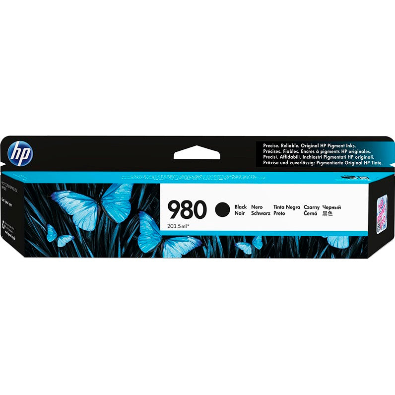 HP 980 Black Ink Cartridge (D8J10A) image 1