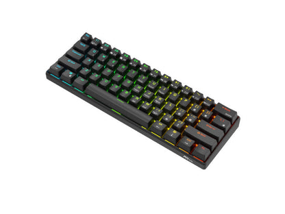 Royal Kludge RK61 Mini Wireless Keyboard (RK-61B-BLUE) — rear view