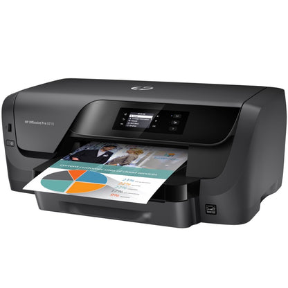 HP OfficeJet Pro 8210 Printer (D9L63A) — side view