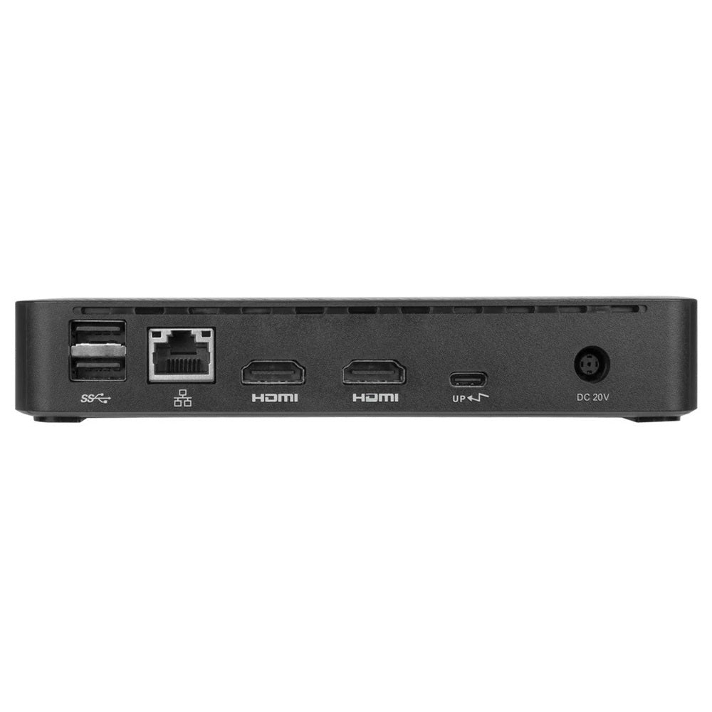 Targus Universal USB-C DV4K Docking Station with 65W Power Delivery (DOCK310EUZ) — rear view