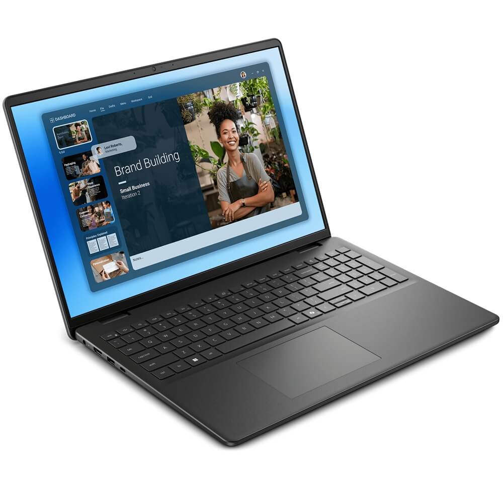 Dell 16 DC16250 Notebook PC – Core 7 150U / 16″ FHD+ / 16GB RAM / 1TB SSD / Win 11 Home (DC16250C7161W11H) — front view