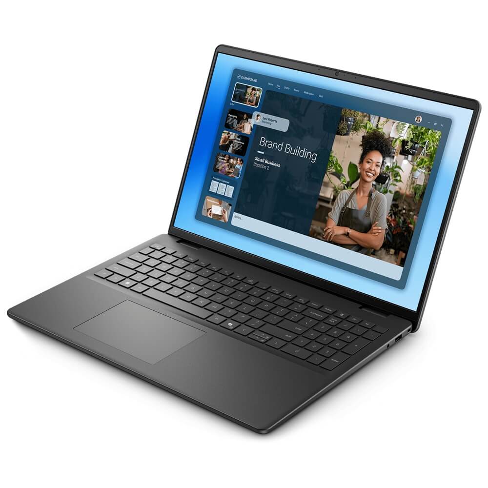 Dell 16 DC16250 Notebook PC – Core 7 150U / 16″ FHD+ / 16GB RAM / 1TB SSD / Win 11 Home (DC16250C7161W11H) — side view