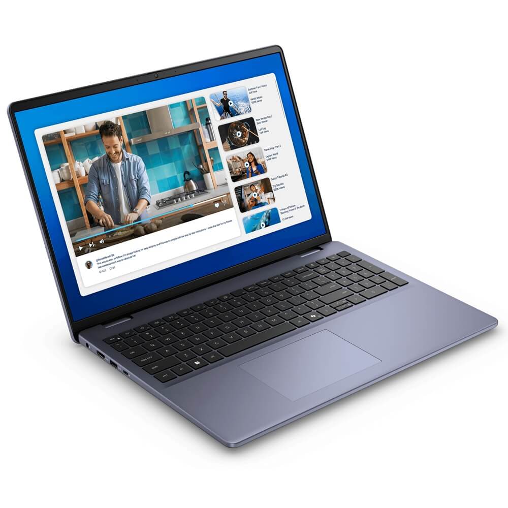 Dell 16 DC16251 Notebook PC – Core 7 150U / 16″ FHD+ / 16GB RAM / 1TB SSD / NVIDIA MX570A 2GB / Win 11 Home / Midnight Blue (