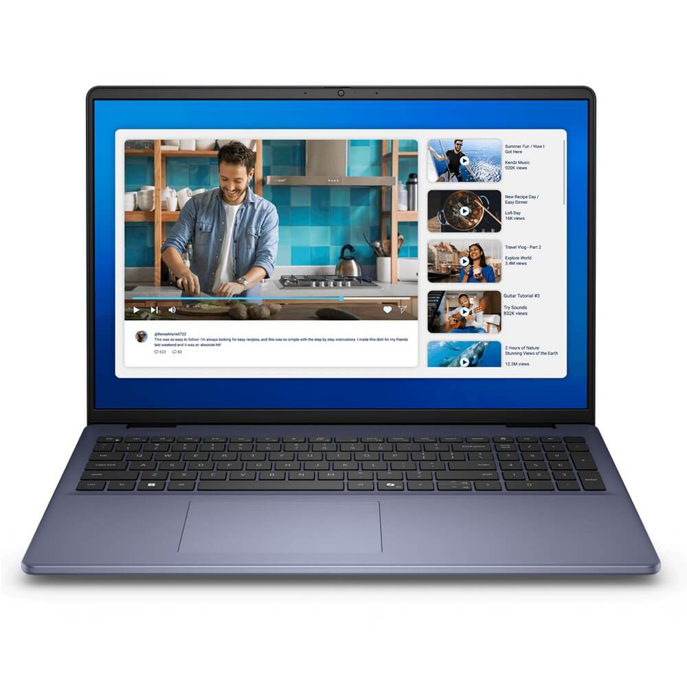 Dell 16 DC16251 Notebook PC – Core 7 150U / 16″ FHD+ / 16GB RAM / 512GB SSD / Win 11 Home / Midnight Blue (DC16251C7165121H)