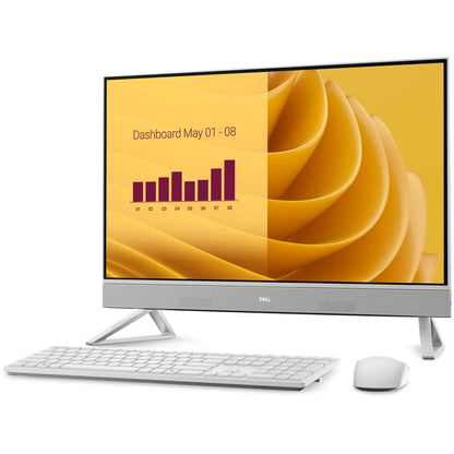 Dell 27 EC27250 All-in-One Desktop PC – Core 7 150U / 27″ FHD / 16GB RAM / 1TB SSD / Win 11 Pro (EC27250C7161W11P) — side vie