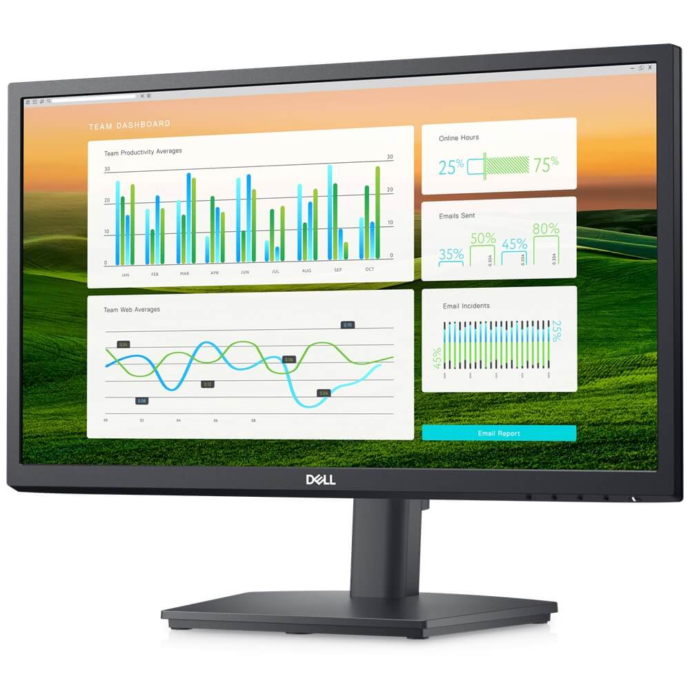 Dell E2222HS 22″ Full HD Monitor (210-AZKV) — front view