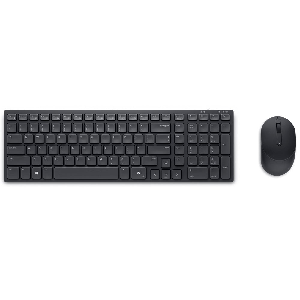 Dell KM555 Silent Keyboard and Mouse (580-BBVV) — front view
