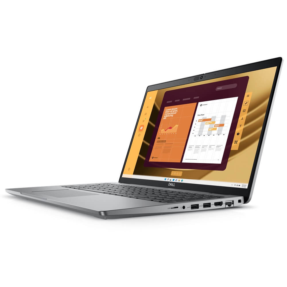 Dell Latitude 5550 Notebook PC – Core Ultra 7 165U / 15.6″ FHD / 16GB RAM / 1TB SSD / Win 11 Pro (N015L555015EMEA) — side vie