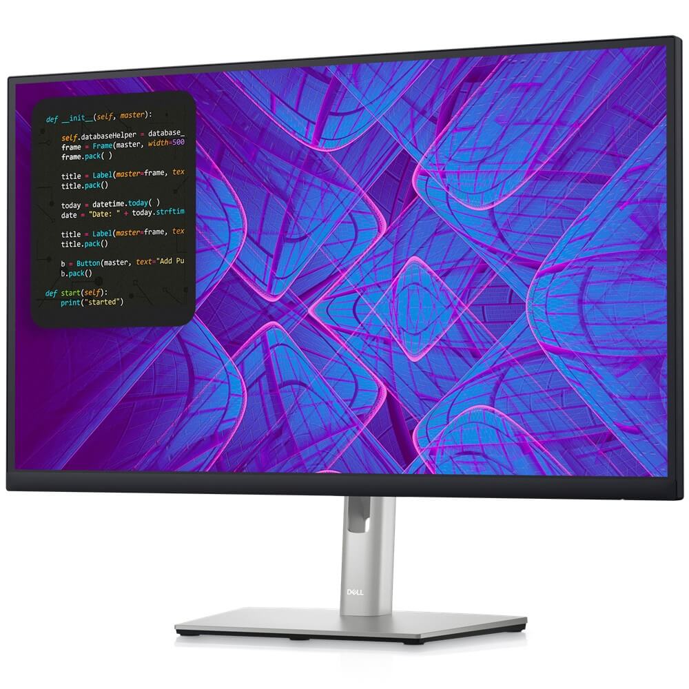 Dell P2723QE 27″ 4K USB-C Hub Monitor (210-BDFZ) — side view