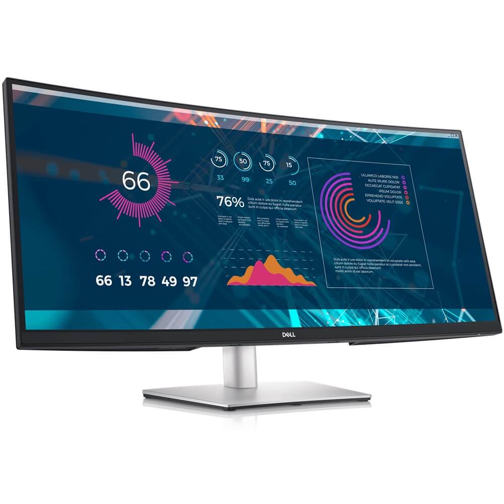 Dell P3421WM 34″ WQHD Curved USB-C Monitor (210-BDDU) — front view