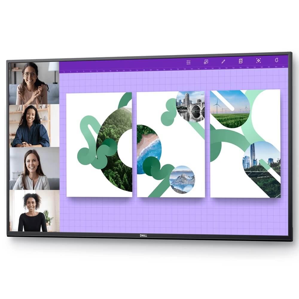 Dell P5524Q 55″ 4K UHD Conference Room Monitor (210-BJKC) — front view